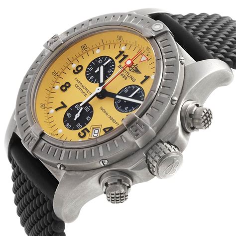 breitling aeromarine chrono avenger yellow|Breitling Avenger watches.